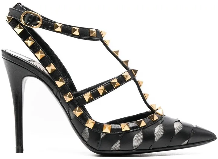 Rockstud stiletto pumps