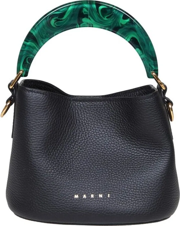 Marni Logo-Printed Handle Detailed Tote Bag