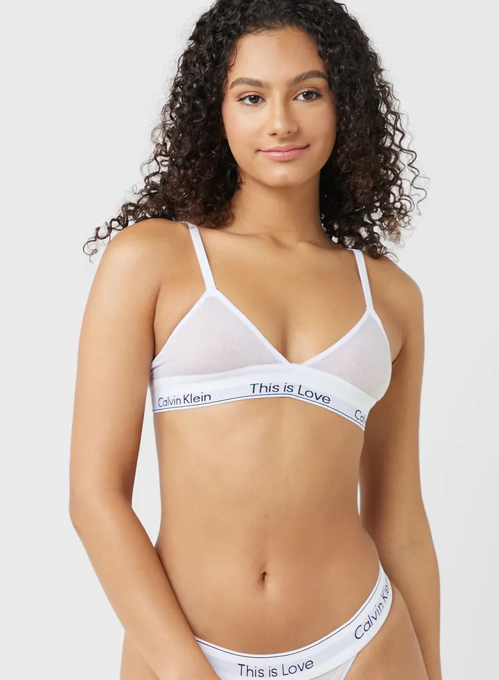 Strappy Logo Band Unlined Bralette