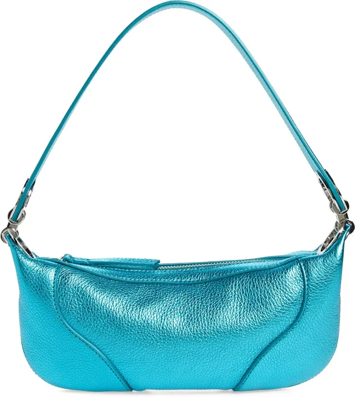 Mini Amira Metallic Leather Shoulder Bag