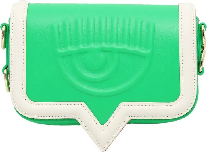 Chiara Ferragni Eyelike Foldover Top Shoulder Bag