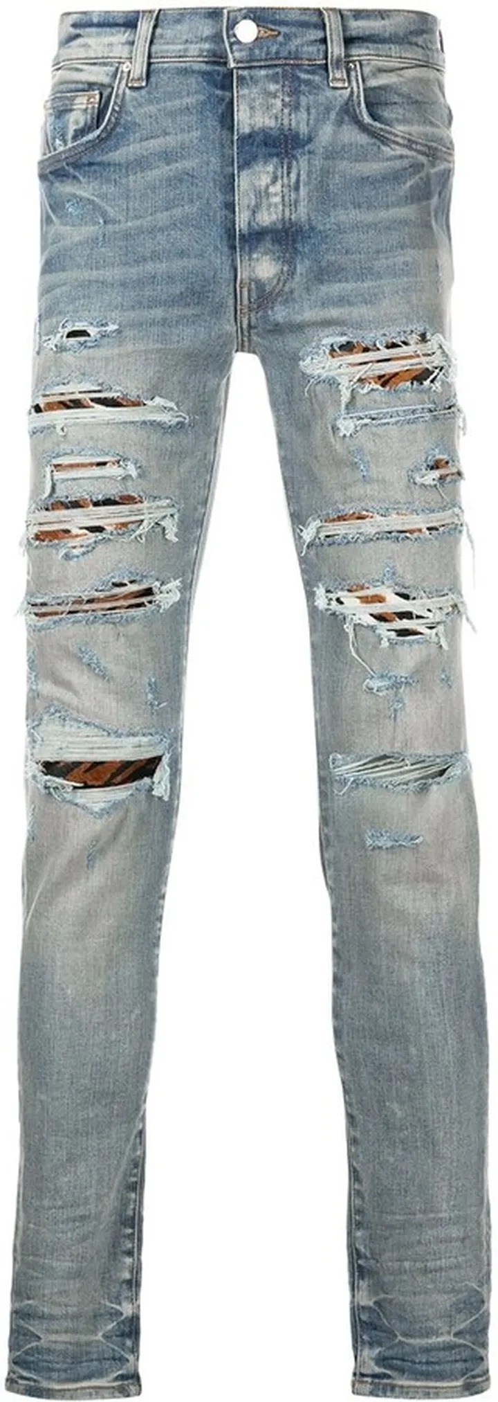MX1 distressed skinny jeans