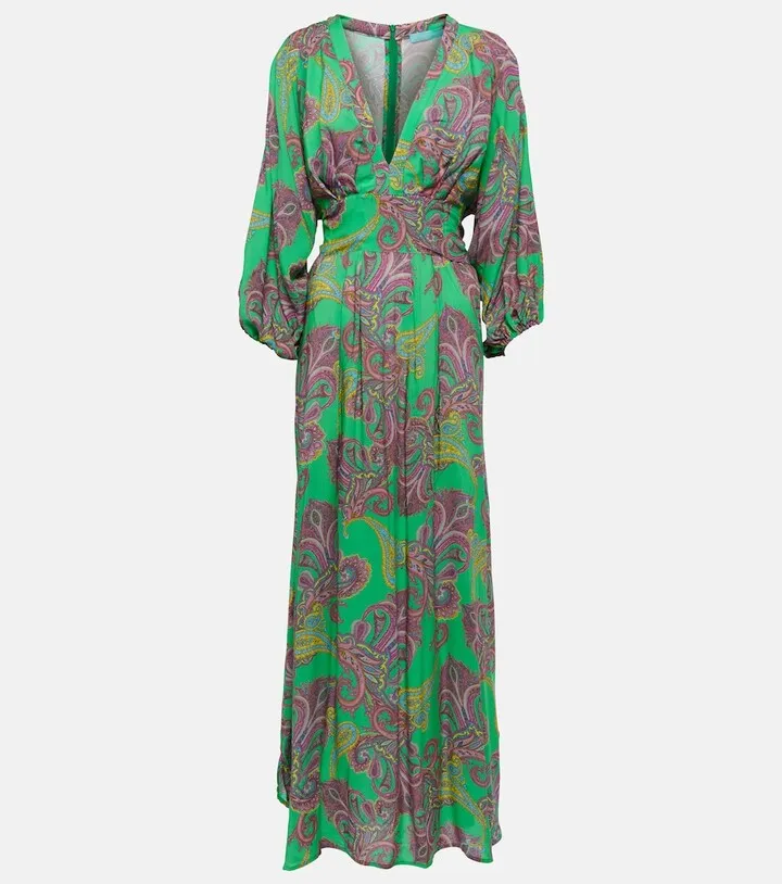 Cecilia paisley maxi dress