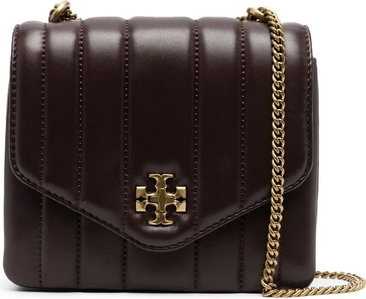 Logo-Plaque Quilted Shoulder Bag