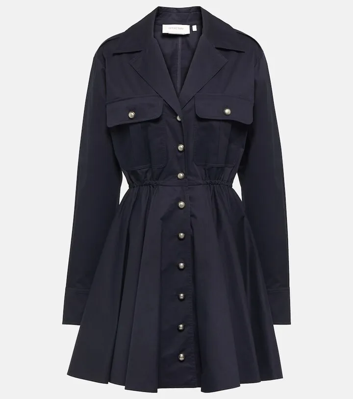 Loris cotton shirt dress