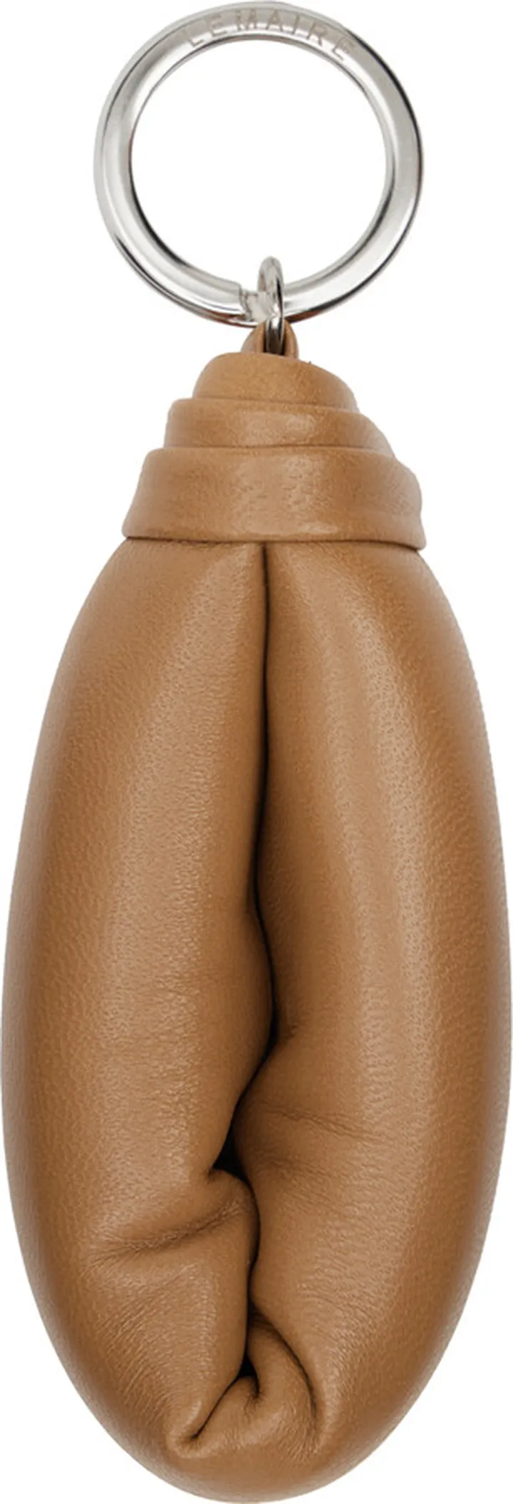 LEMAIRE Brown Wadded Keychain