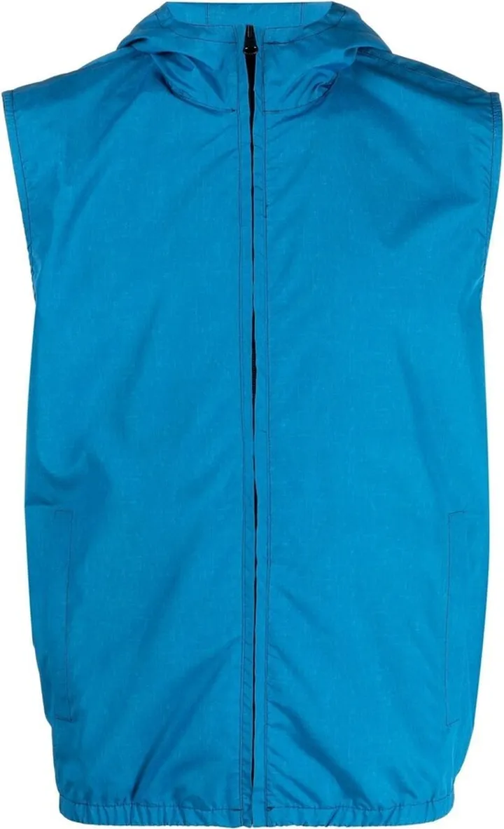 Zip-Up Hooded Gilet
