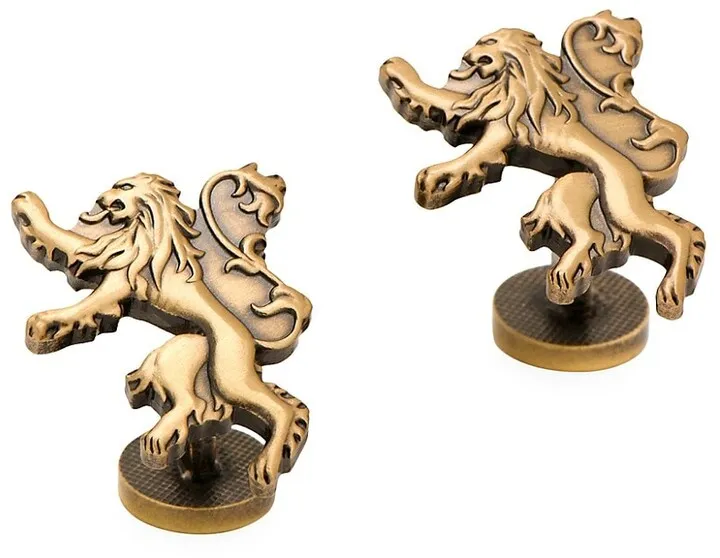 Game of Thrones Lannister Lion Sigil Cufflinks