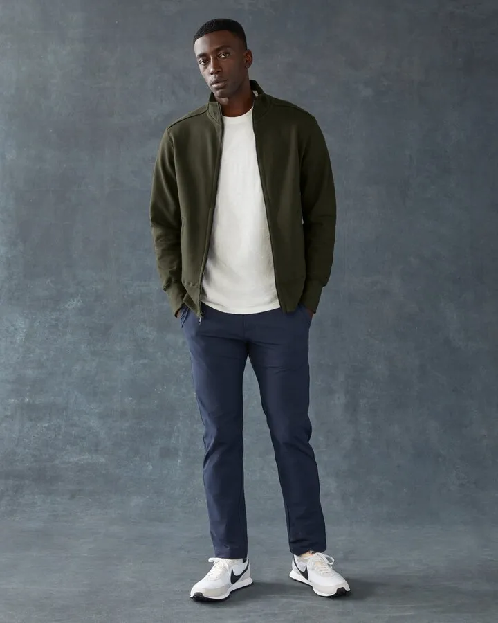 Moto Full Zip - Dark Elm