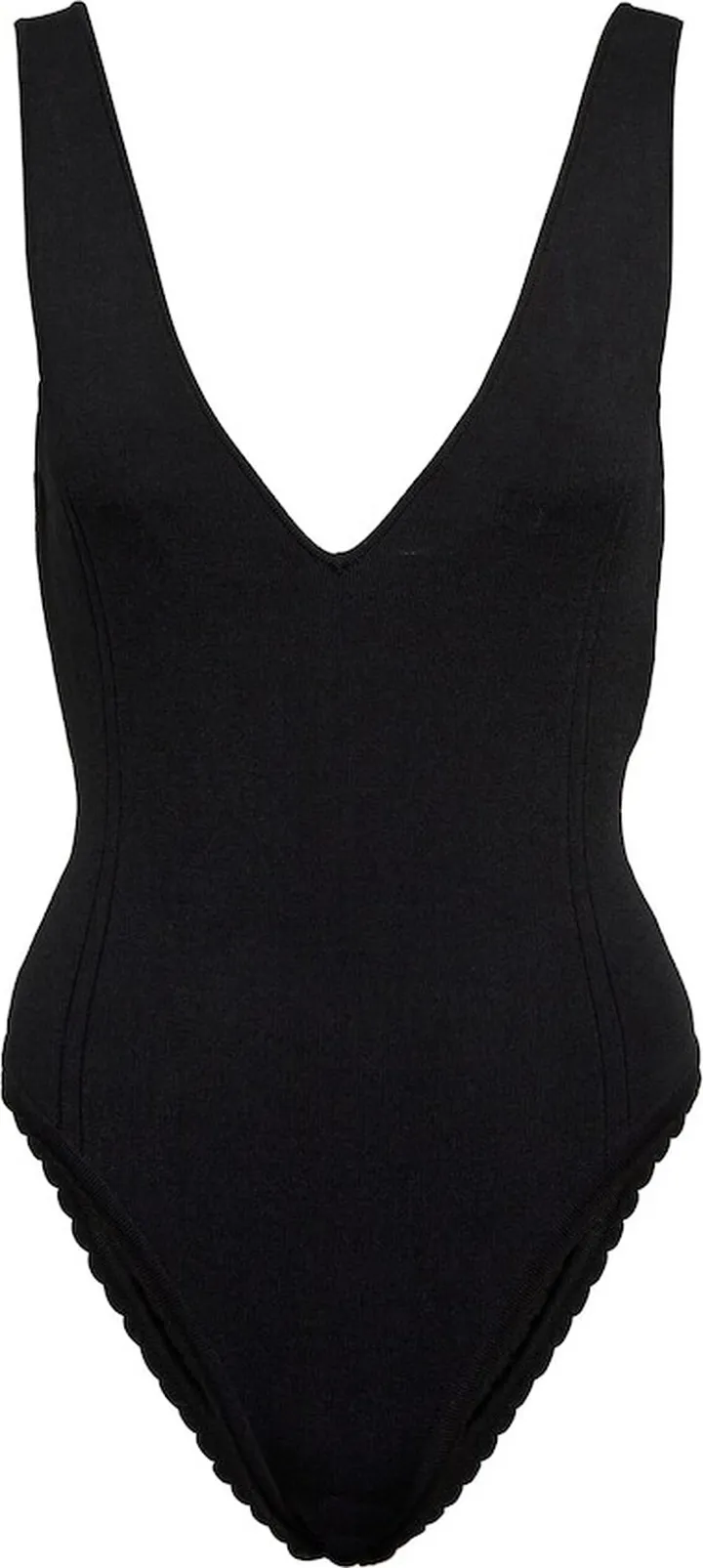 V-neck bodysuit