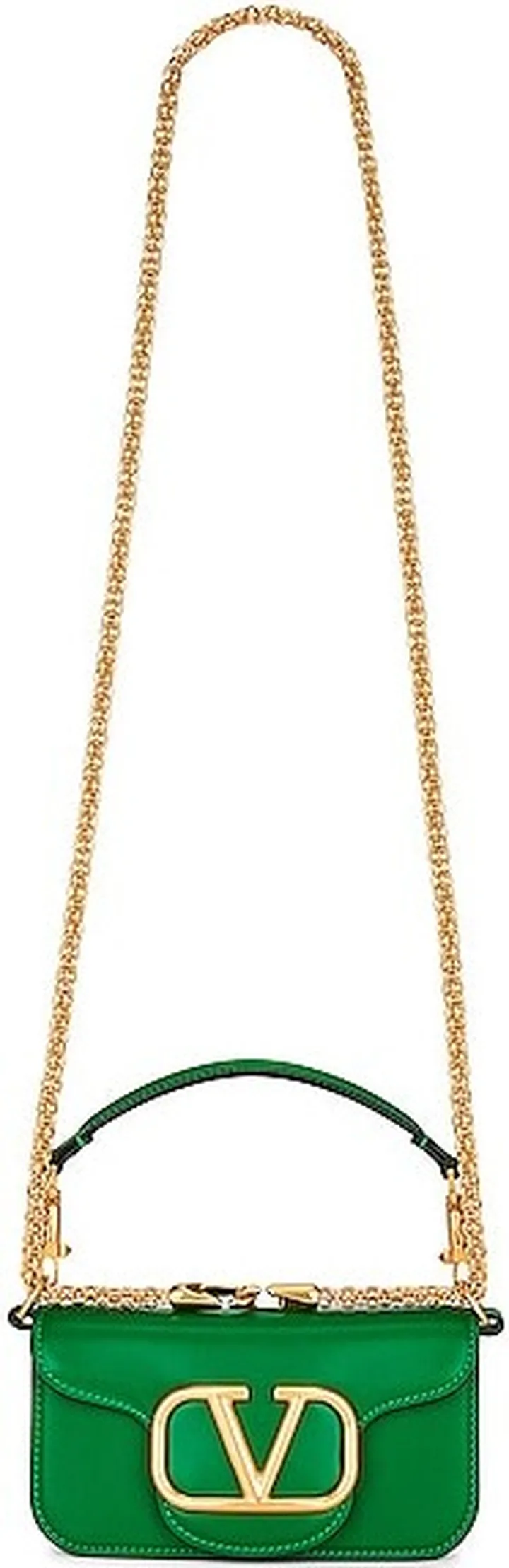 Valentino Garavani Small Loco Shoulder Bag in Green