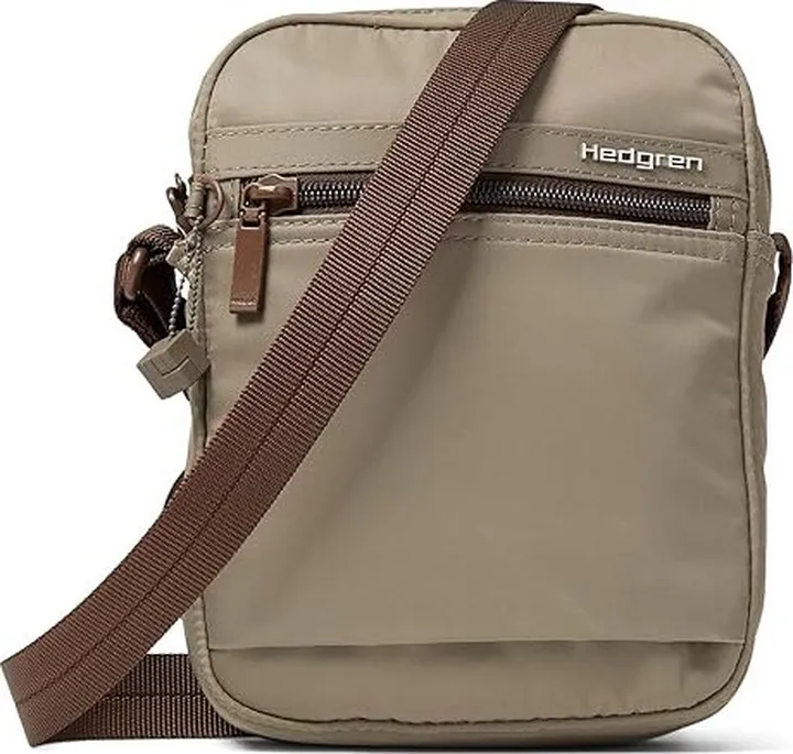 Hedgren Rush RFID Crossbody (Sepia Brown) Cross Body Handbags