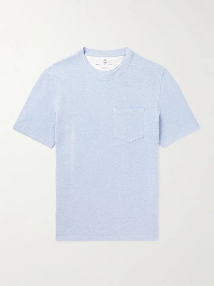 Cotton-Piqué T-Shirt