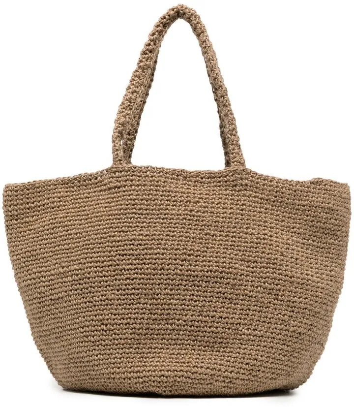 Daphne woven tote bag