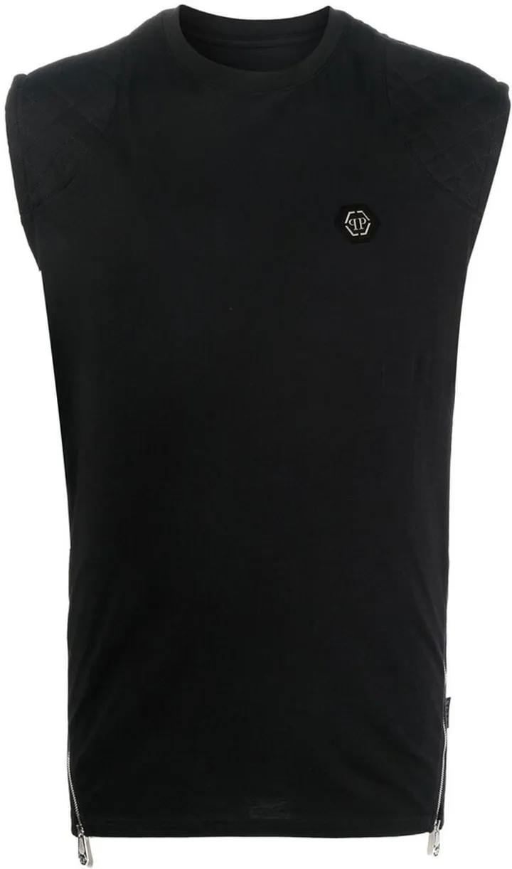 Hexagon quilted vest
