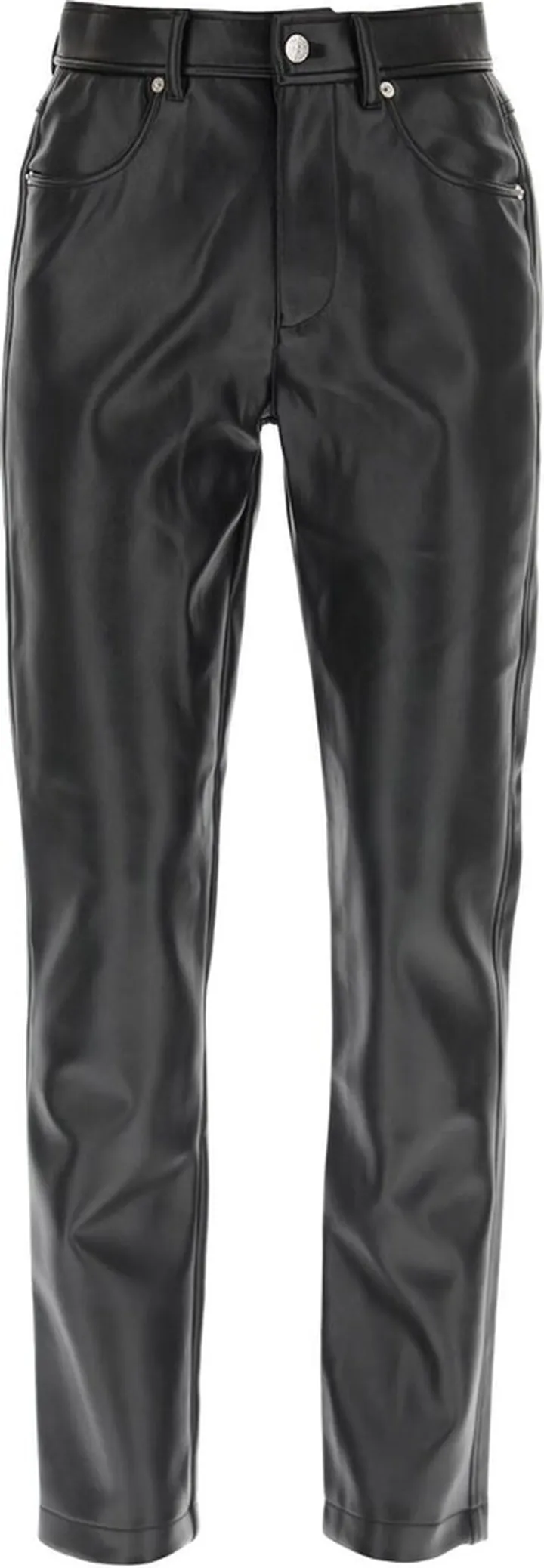 Diesel Straight-Leg Faux Leather Pants