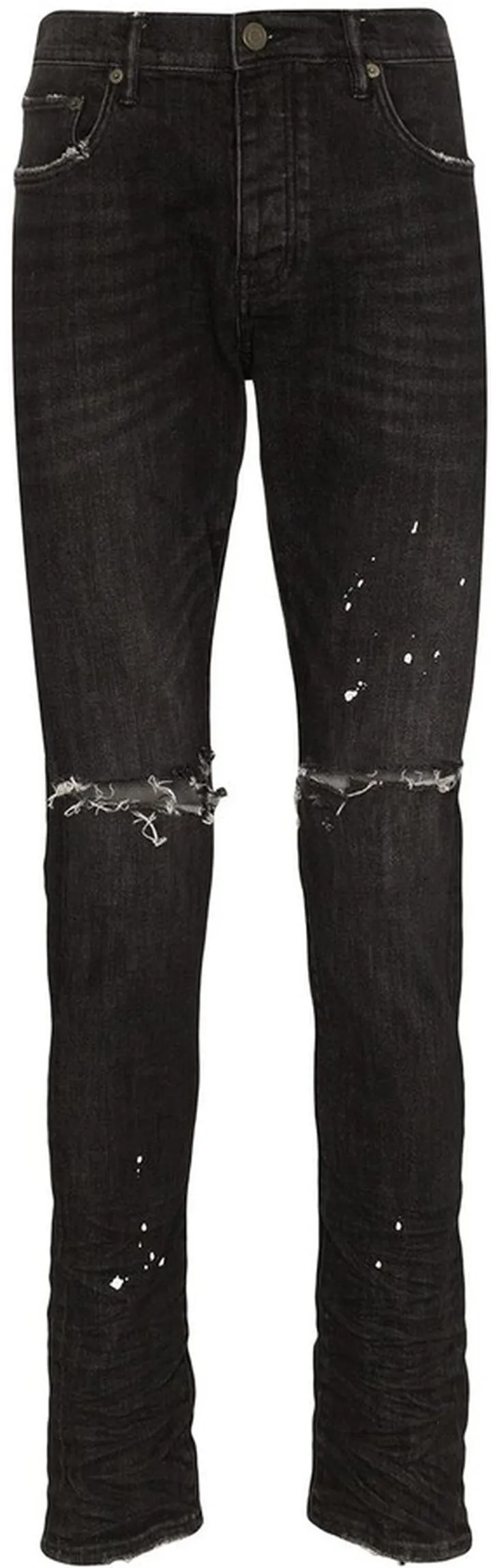 Distressed Ripped Knee Jeans
