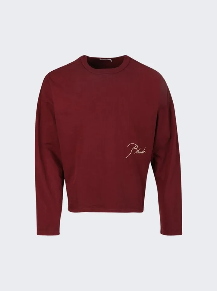Reverse Tee Bordeaux