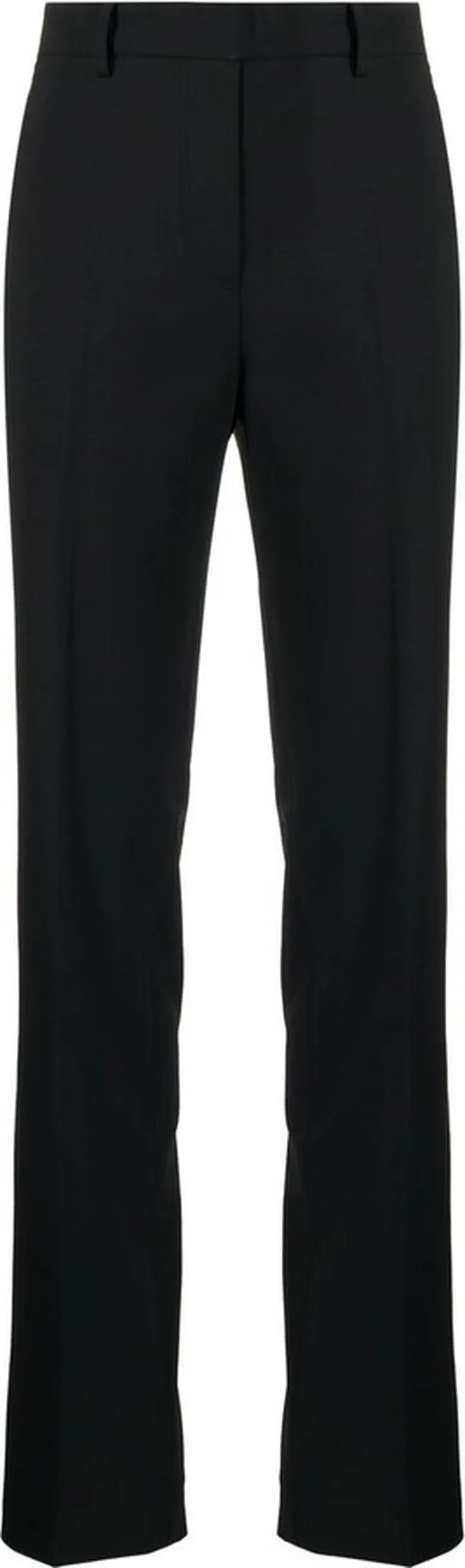 Straight-Leg Cut Trousers