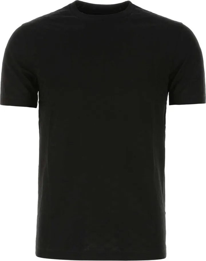 Emporio Armani All-Over Jacquard Eagle Jersey T-Shirt