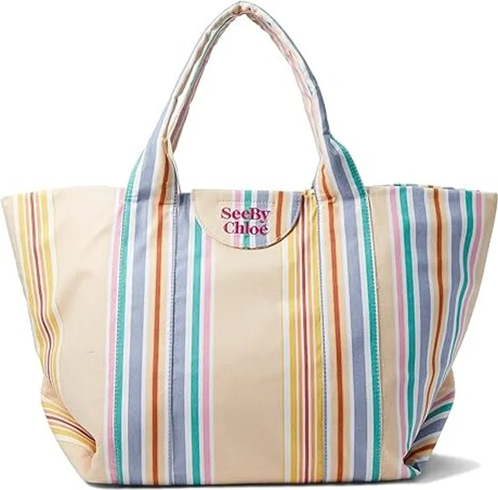 See by Chloe Laetizia Tote (Smooth Tan) Tote Handbags