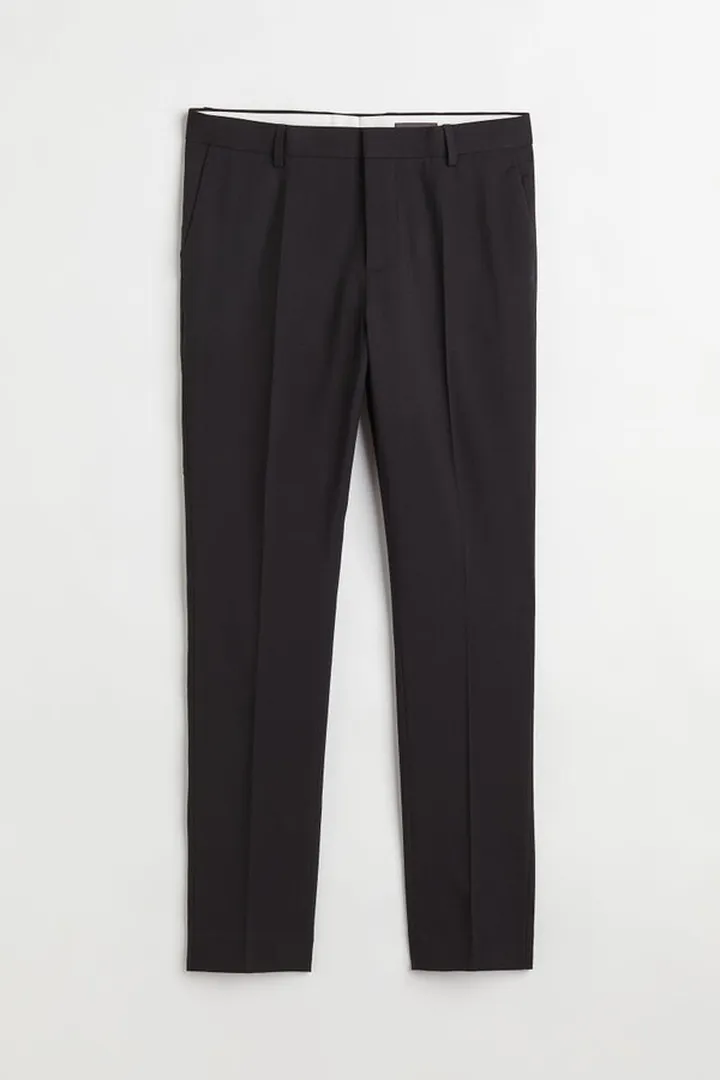 Skinny Fit Suit Pants