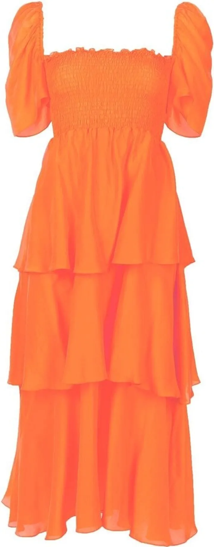 Zelza tiered midi dress