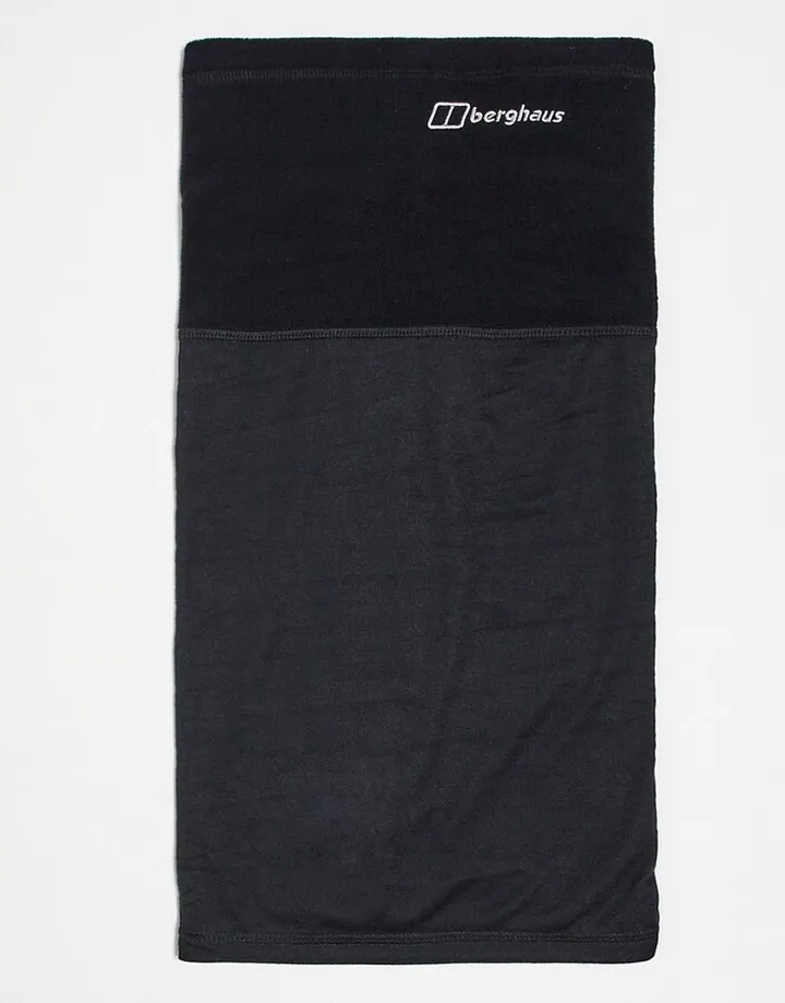 Berghaus winter fleece neck gaiter in black