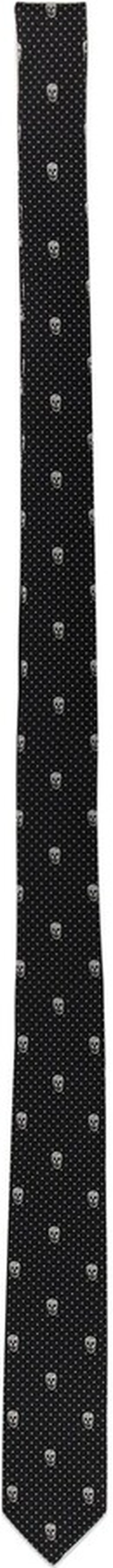 Polka Dots And Skull Tie