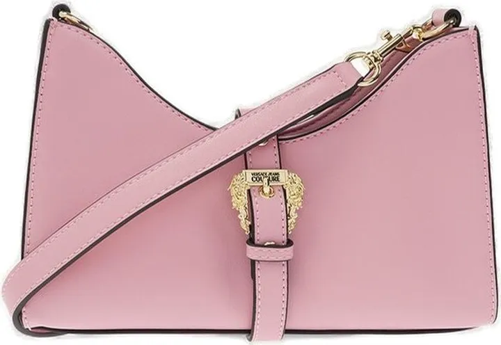 Versace Jeans Couture Logo-Engraved Buckle-Detailed Shoulder Bag