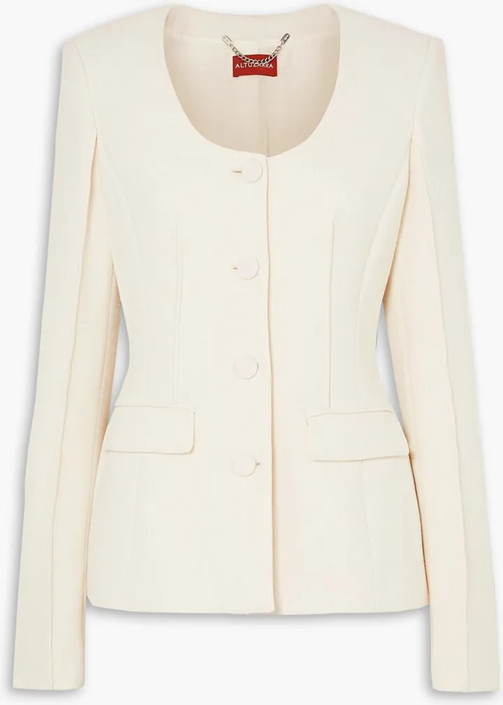 Tamaar wool-crepe blazer