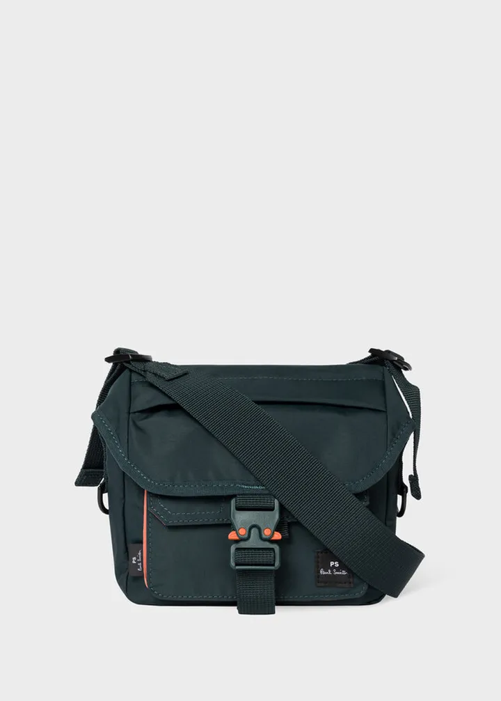 Petrol Green Utility Cross-Body Bag