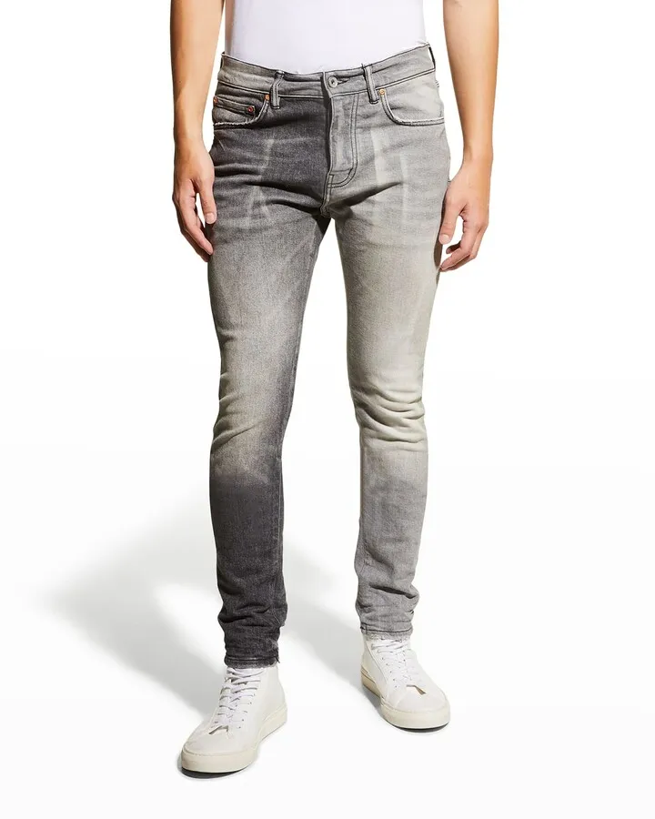 Men's Two-Tone Skinny Jeans