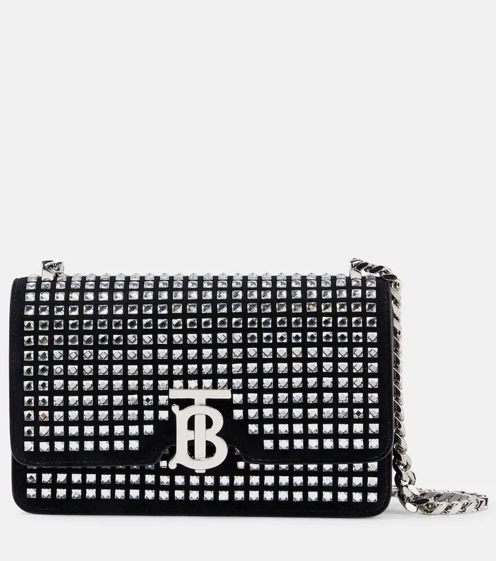 TB Mini leather shoulder bag