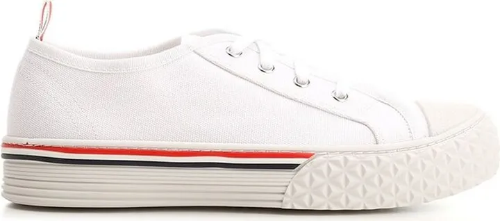 Thom Browne Stripe Trimmed Low-Top Sneakers