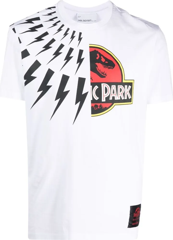 Jurassic Park & Fair Isle Thunderbolt T-shirt