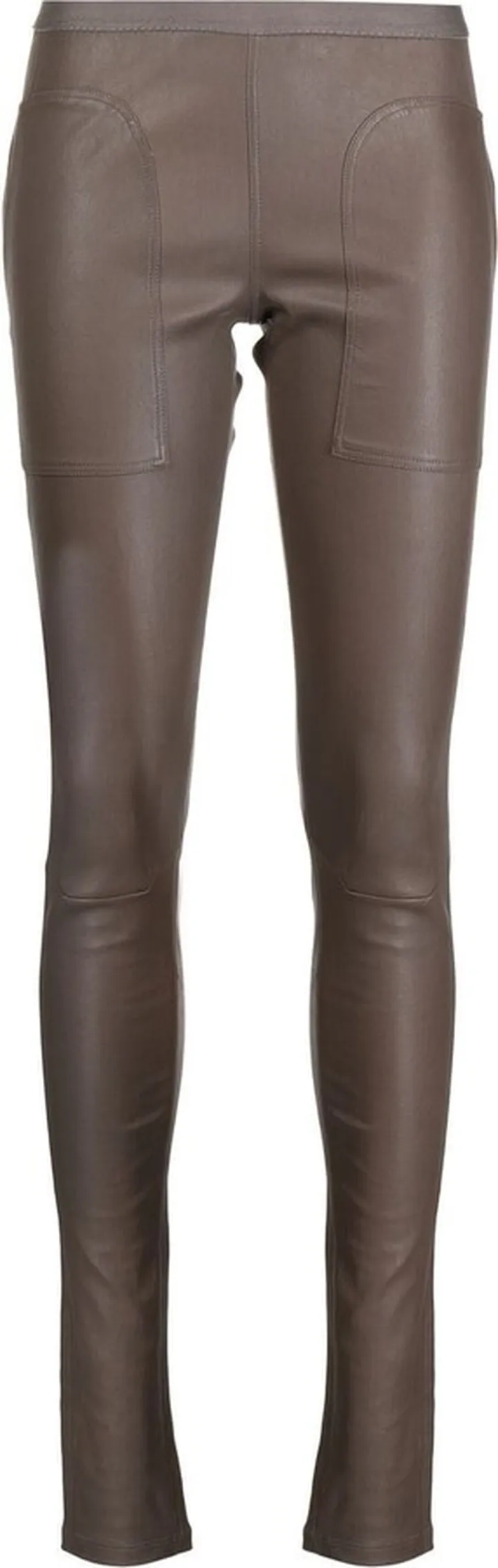 Skinny-Cut Leather Trousers
