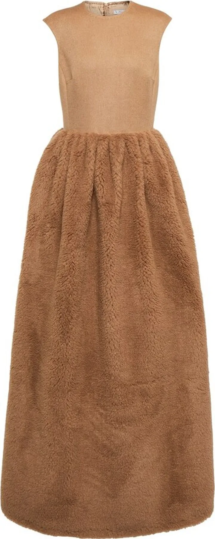 Mito camel hair maxi dress
