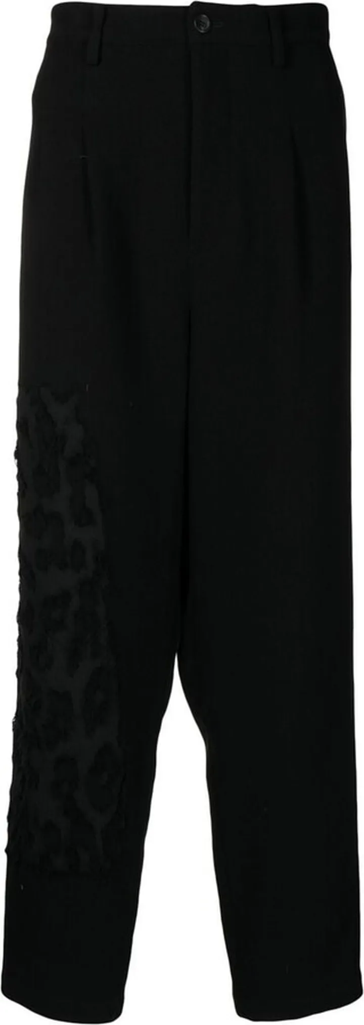 Panelled High-Waisted Trousers