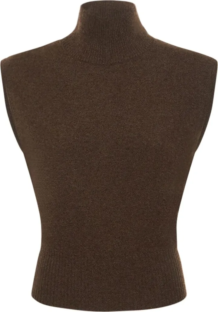 Arco cashmere turtleneck tank top