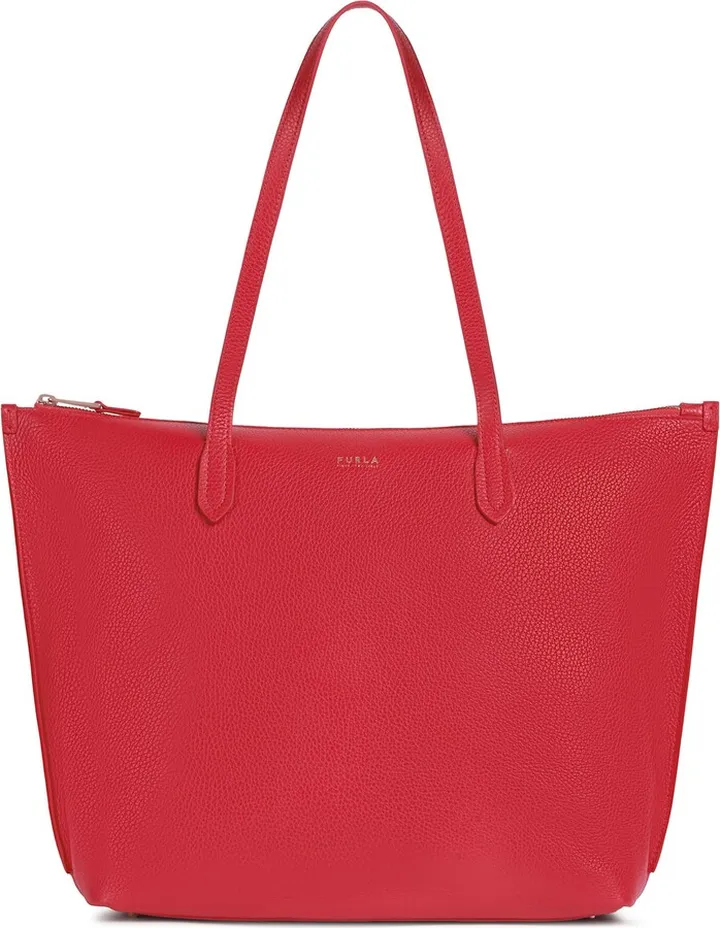 Furla Luce L Tote Handbag Red