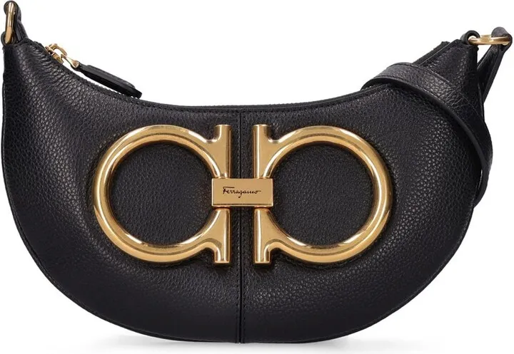 Mini Gancio leather shoulder bag