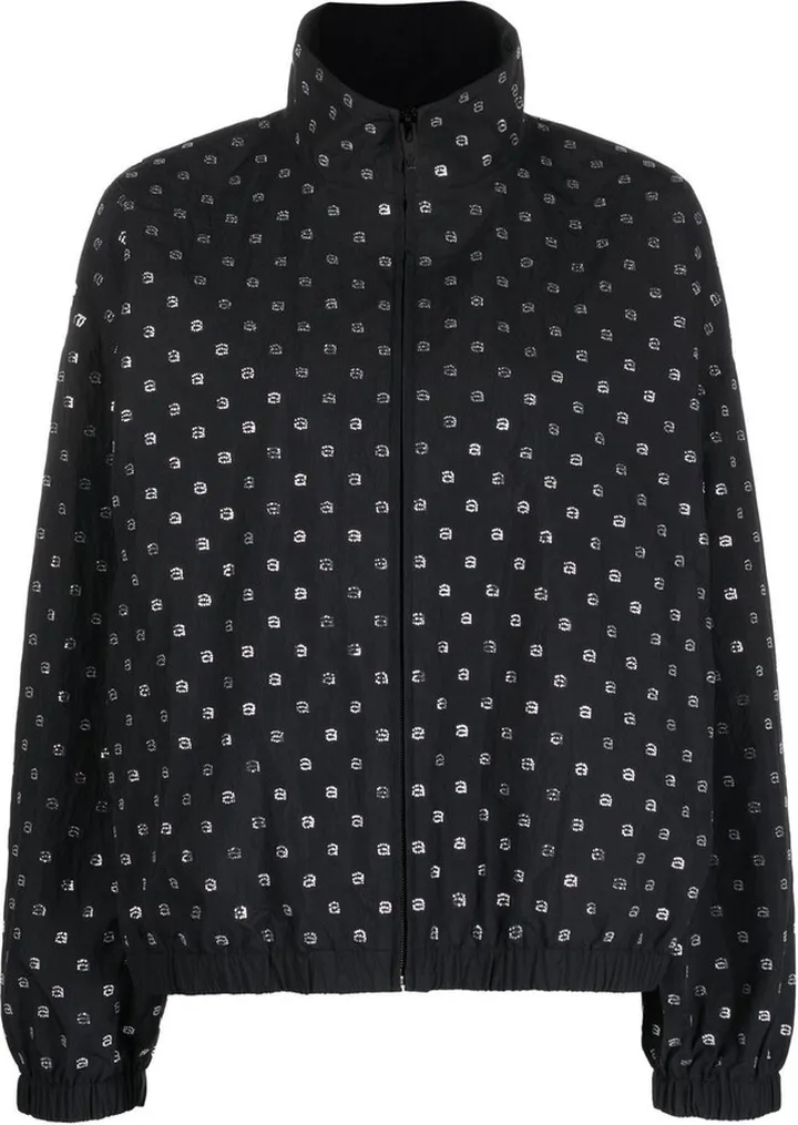 Polka Dot-Print Bomber Jacket