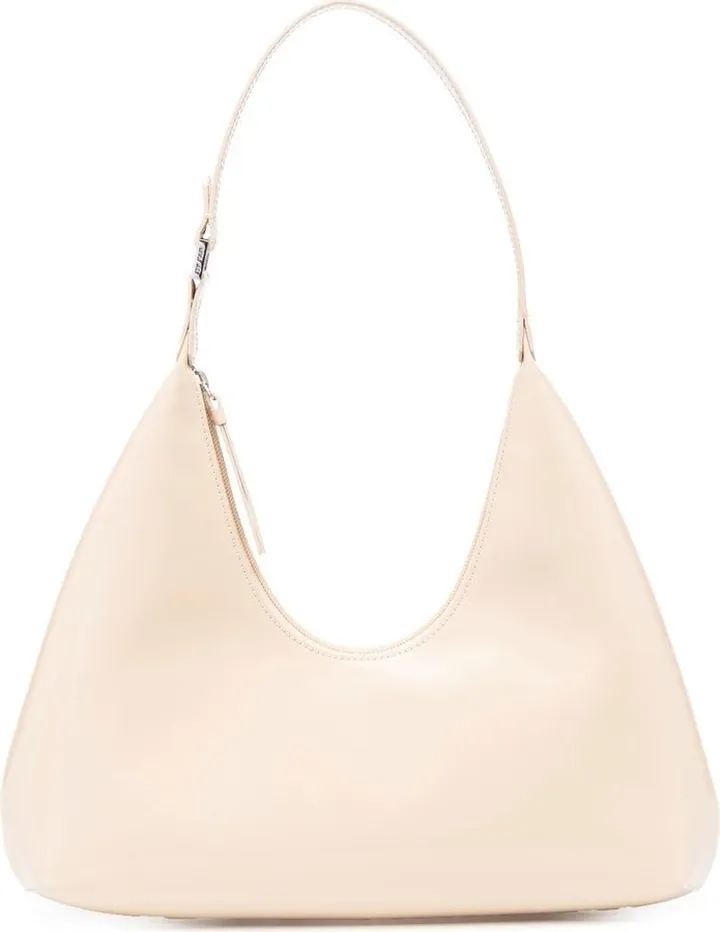 Amber leather shoulder bag