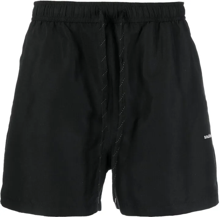 William logo-print shorts