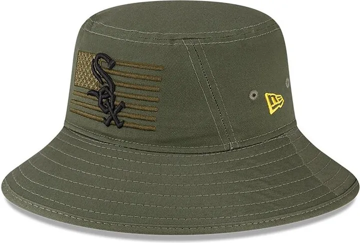 Men's New Era Green Chicago White Sox 2023 Armed Forces Day Bucket Hat
