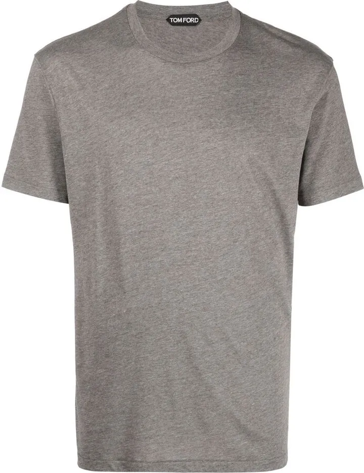 short-sleeve mélange T-shirt