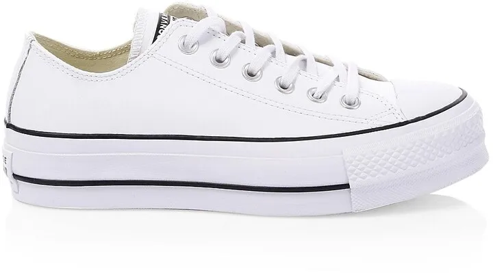 Chuck Taylor All Star Leather Platform Low-Top Sneakers