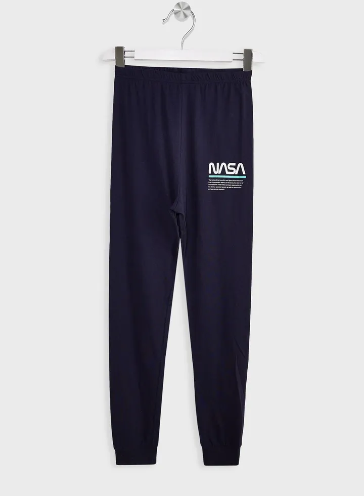 Kids Nasa Print Sweatpants