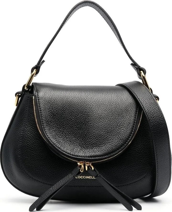Grained Curve-Edge Tote Bag